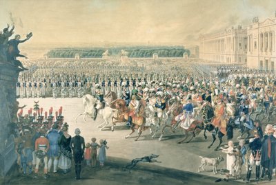March of the Allied forces into Paris, 1815 by F. Malek